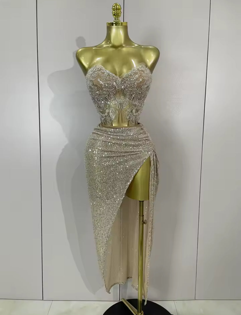 Das Sparkle Diva – Luxury Two-Piece Party Set