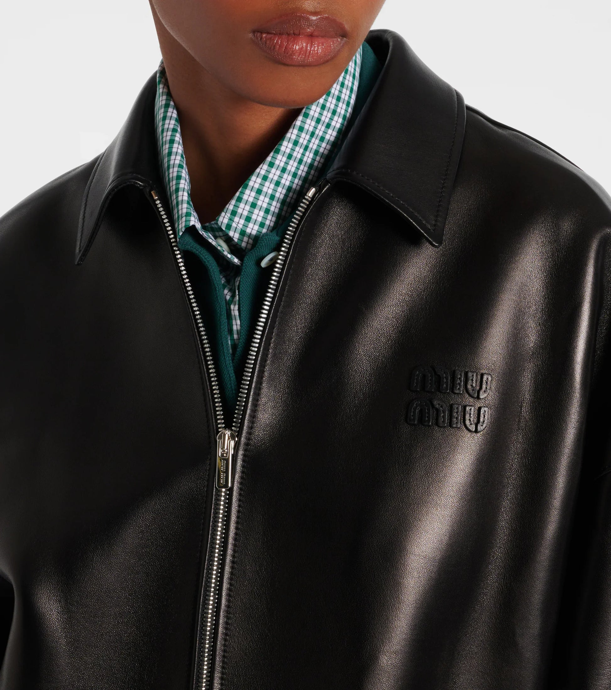 Oversized-Mantel im Vintage-Look